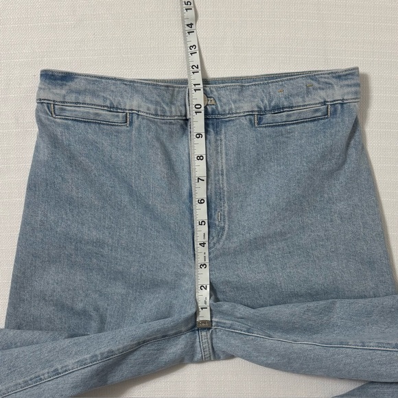 Madewell Emmett Wide Leg Jeans • Crop • High Rise • Blue Light Wash • Size 27 - Picture 12 of 16